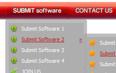 Css Menu Expand Horizontal Horizontal Menu With Horizontal Submenu